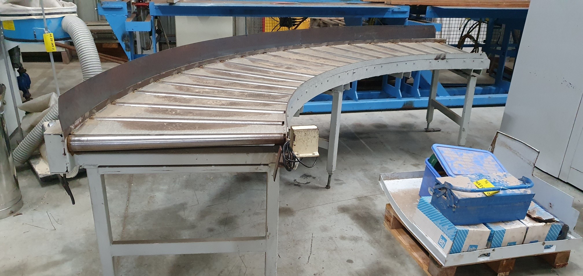 TRANSFERT 1/4 DE ROND A ROULEAUX MOTORISES