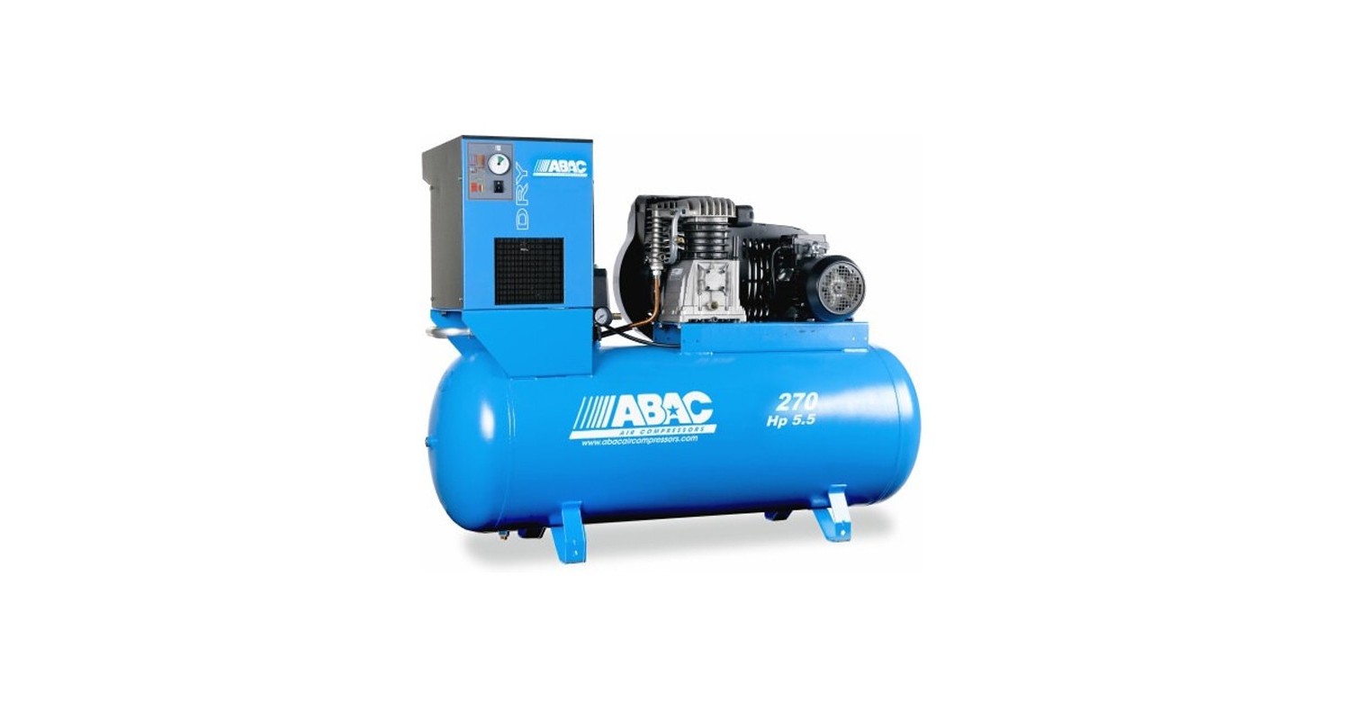 Compresseur à piston ABAC B5900B 270 FT5.5 + sécheur dry 45 Compresseur à piston ABAC B5900B 270 FT5.5 + sécheur dry 45