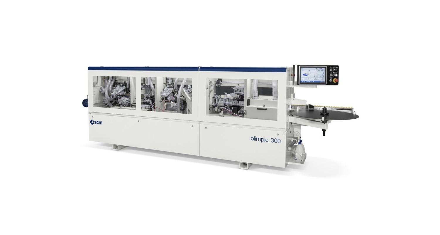 plaqueuse de chants automatique marque SCM type Olimpic 300 T-ER1