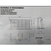 SCIE VERTICALE À PANNEAUX - GMC KGS400