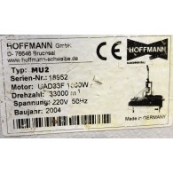 FRAISEUSE POUR CADRES & ACCESSOIRES 1kW - HOFFMANN MU2