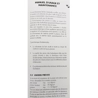 MODELE PRESSE À PLAQUER À -