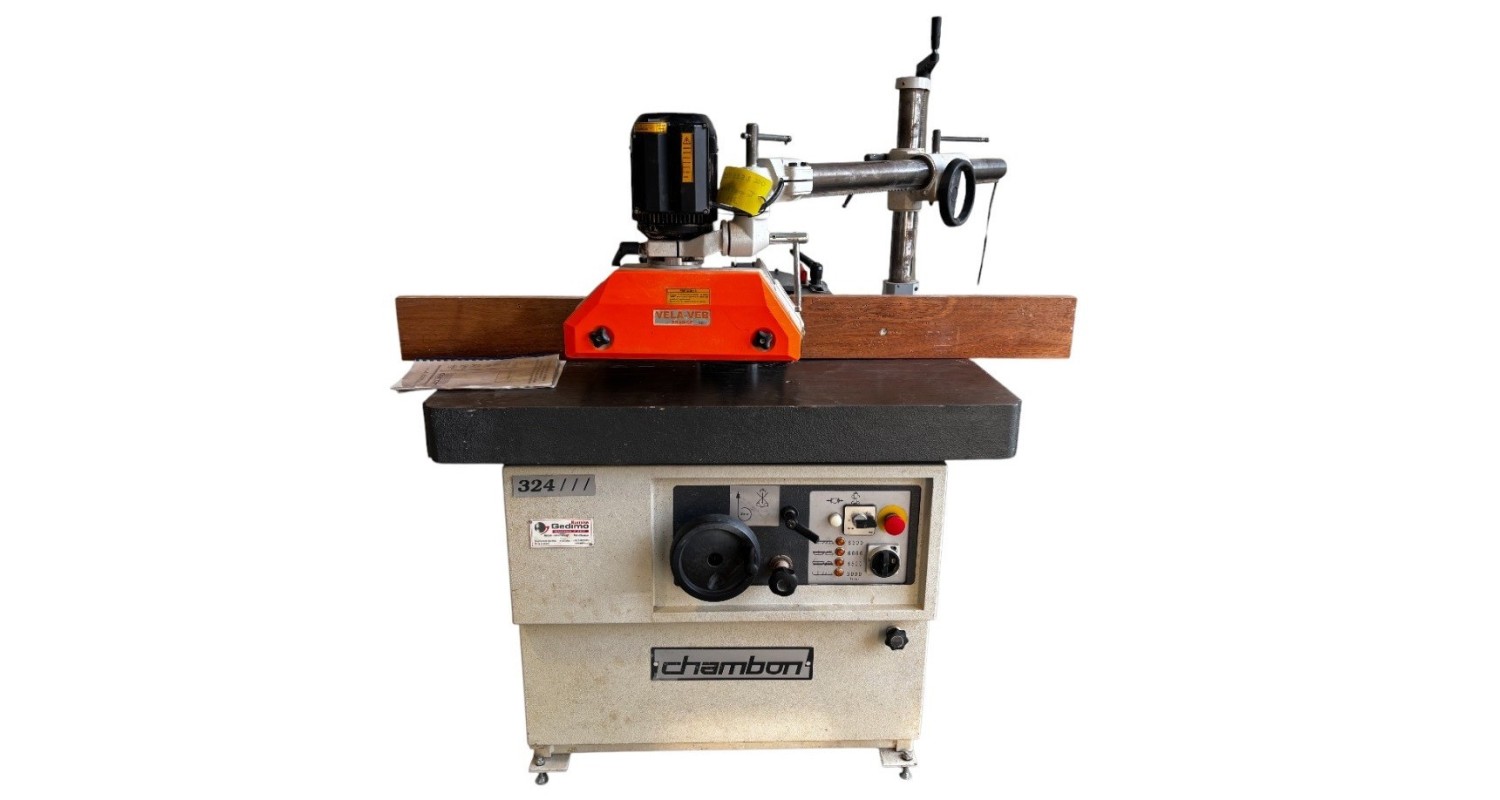 TOUPIE 5.5 kW AVEC ENTRAINEUR - CHAMBON 324 TOUPIE 5.5 kW AVEC ENTRAINEUR - CHAMBON 324