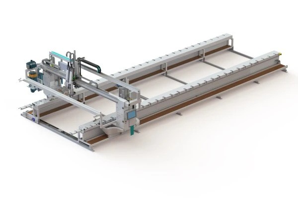 Station complète d’assemblage de panneaux bois - X‑Combi