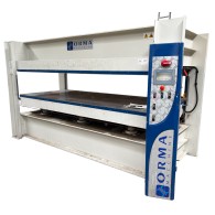 PRESSE À PLAQUER À CHAUD 120°C 110 TONNES - ORMA NPC DIGIT 6/110 30/13E