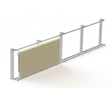 Système vertical de stockage et de travail de panneaux - X-Vertical Stillage