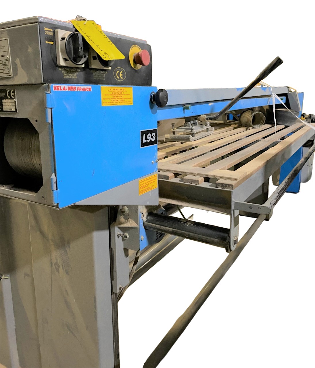 PONCEUSE LONGUE BANDE BINI L93 - 2400 MM