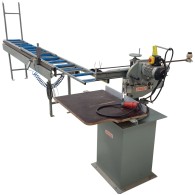SCIE TRONÇONNEUSE / RADIALE AVEC TABLES & BUTEE - GRAULE ZS135 / RLHK