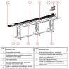 BUTÉE DE POSITIONNEMENT NUMÉRISEE & TABLES 7 M - STROMABSTOP 7000