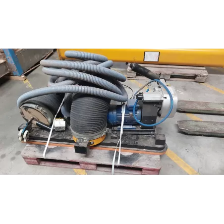 OCCASION PALONNIER MANIPULATEUR DE PLOT ET POUTRES MANUPAC SUR POTENCE 5M 250 Kg :Gedimo