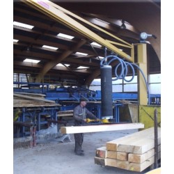 OCCASION PALONNIER MANIPULATEUR DE PLOT ET POUTRES MANUPAC SUR POTENCE 5M 250 Kg :Gedimo