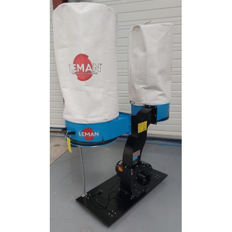 Occasion ASPIRATEUR ENSACHEUR MONOPHASE 2 SACS 2 MANCHES LEMAN ASP302 :GEDIMO