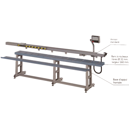 BUTÉE A POSITIONNEMENT NUMÉRISEE & TABLES 7+3M - STROMABSTOP :Gedimo