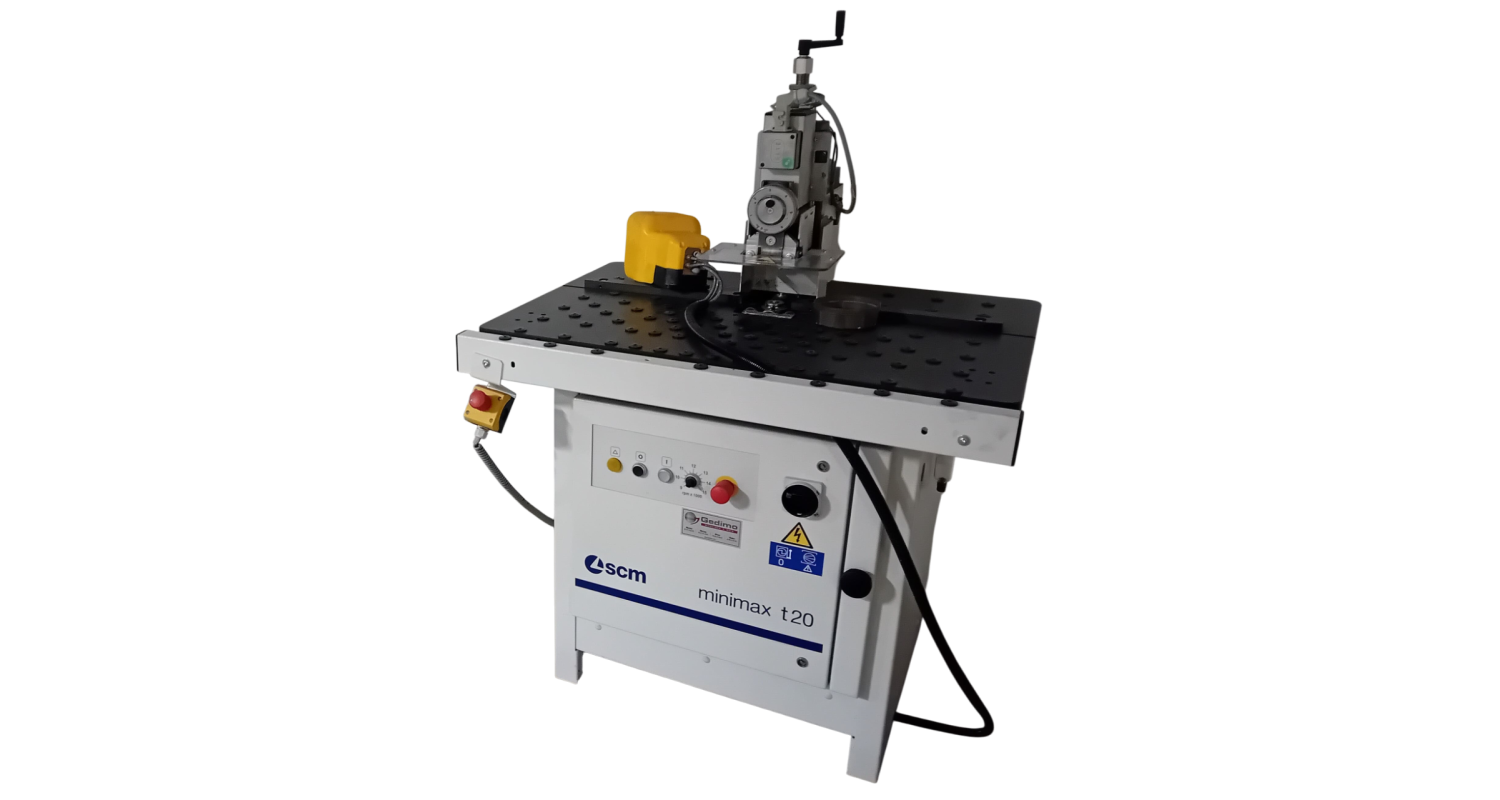 Occasion AFFLEUREUSE DOUBLE FRAISEUSE DE CHANTS MINIMAX T20 :GEDIMO Occasion AFFLEUREUSE DOUBLE FRAISEUSE DE CHANTS MINIMAX T20 :GEDIMO