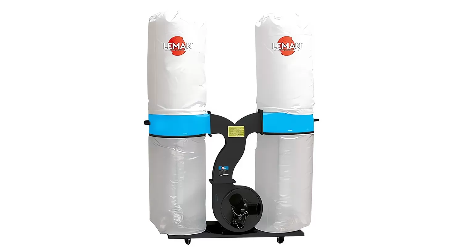 ASPIRATEUR ENSACHEUR MONOPHASE OU TRIPHASE 300L - LEMAN ASP302