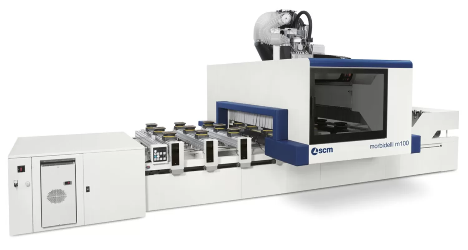 Centre d'usinage perçage défonçage rainurage à CN - MORBIDELLI M100