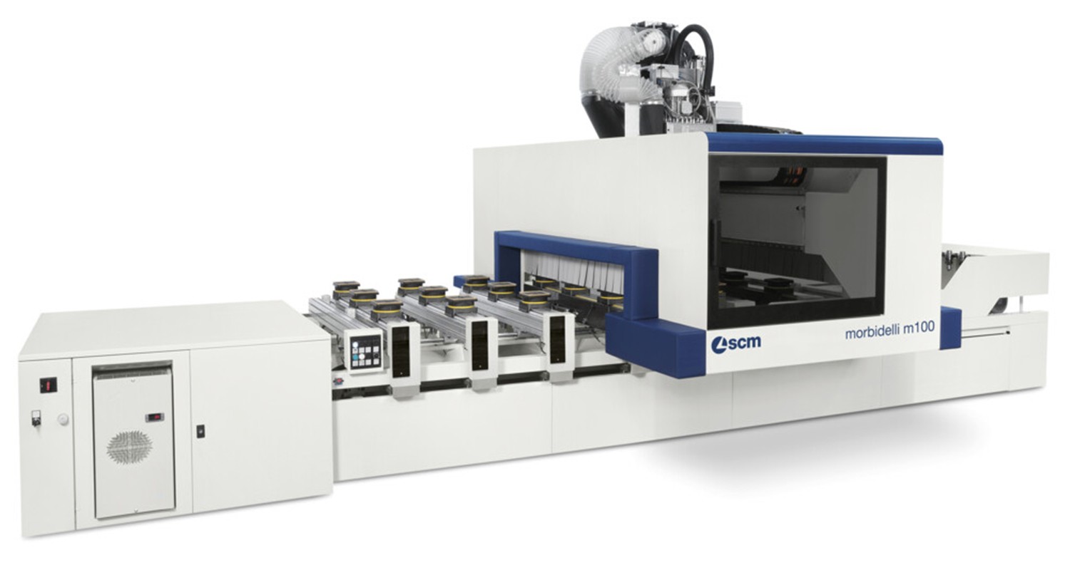 Centre d'usinage perçage défonçage rainurage à CN - MORBIDELLI M100