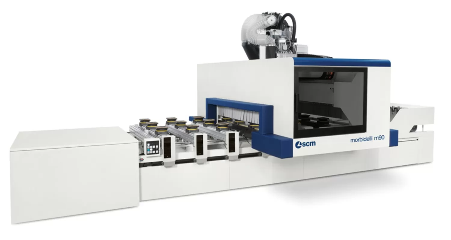 Centre d'usinage perçage défonçage rainurage à CN - MORBIDELLI M90
