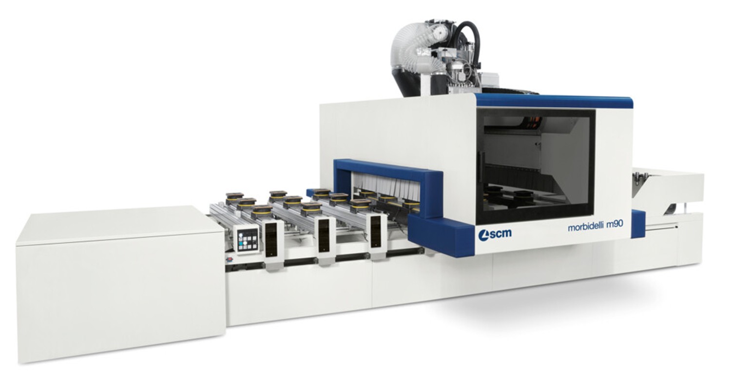 Centre d'usinage perçage défonçage rainurage à CN - MORBIDELLI M90