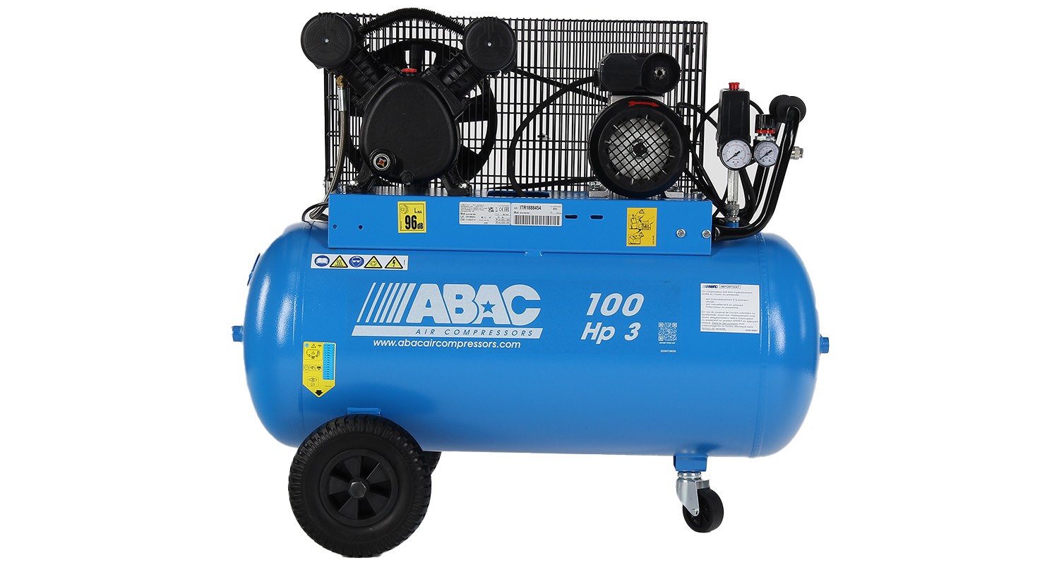 Compresseur - ABAC 3CV/100L 22m3/h MONO