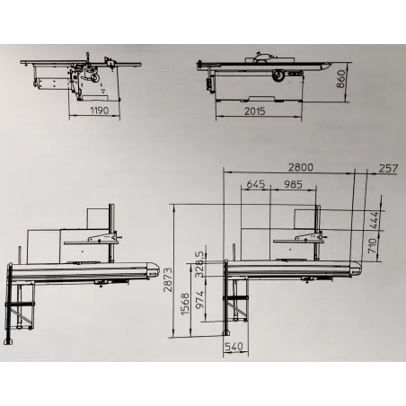 Occasion SCIE A FORMAT 7kW AVEC INCISEUR ROBLAND Z300M :Gedimo
