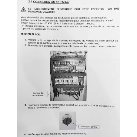 OCCASION TENONNEUSE DE MENUISERIE CHAMBON TDN05 :Gedimo