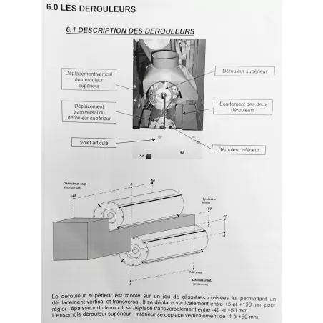 OCCASION TENONNEUSE DE MENUISERIE CHAMBON TDN05 :Gedimo