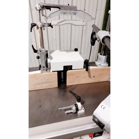 OCCASION TOUPIE TENONNEUSE AVEC ENTRAINEUR 4 GALETS SCM TF110 TL :GEDIMO