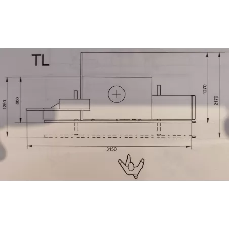 OCCASION TOUPIE TENONNEUSE AVEC ENTRAINEUR 4 GALETS SCM TF110 TL :GEDIMO