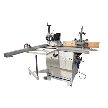 OCCASION COMBINÉE 4 OPERATIONS MONOPHASÉ AVEC ENTRAINEUR SCM MINIMAX C30G :GEDIMO