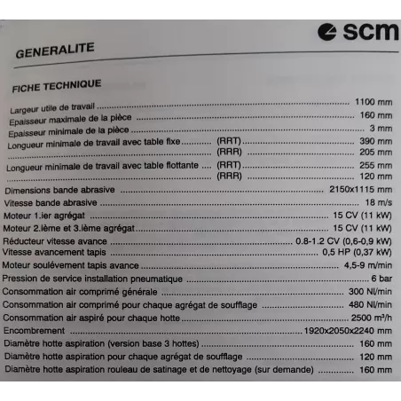 Occasion PONCEUSE LARGE BANDE :GEDIMO