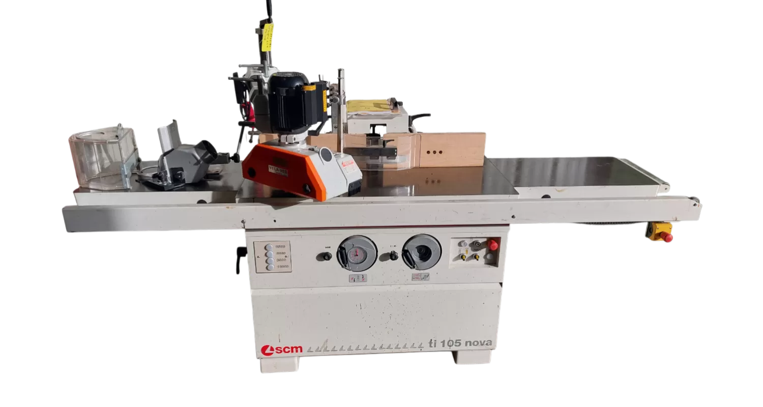 OCCASION TOUPIE INCLINABLE 7Kw TABLE LONGUE AVEC ENTRAINEUR SCM TI105 NOVA :GEDIMO