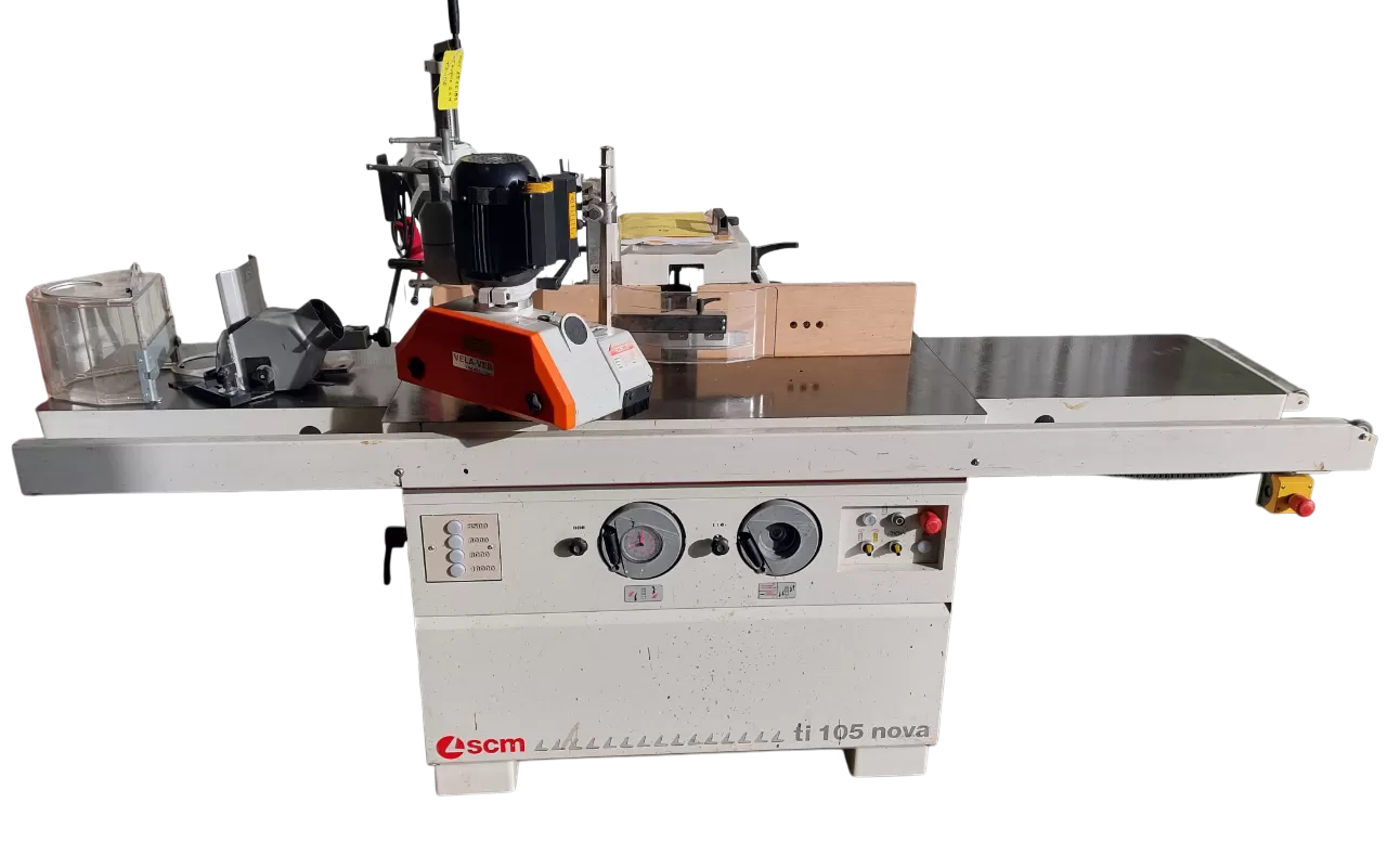 OCCASION TOUPIE INCLINABLE 7Kw TABLE LONGUE AVEC ENTRAINEUR SCM TI105 NOVA :GEDIMO