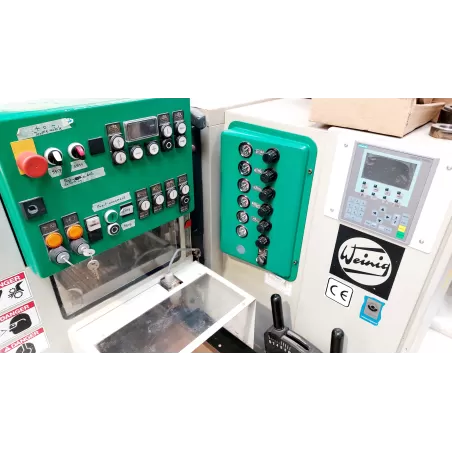 OCCASION CORROYEUSE MOULURIERE 4 FACES 5 ARBRES TABLE A RAINURES & TOUPIE MOBILE WEINIG PROFIMAT 23 :GEDIMO