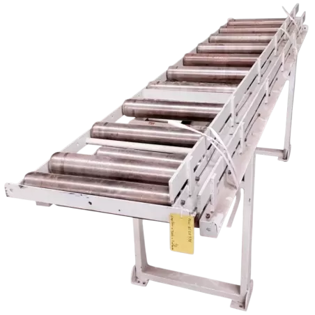 OCCASION TABLES A ROULEAUX AVEC CORNIERE DE GUIDAGE 2x3M :GEDIMO