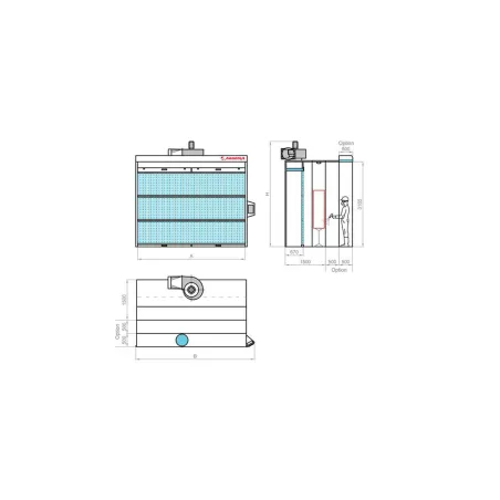 Cabine de peinture à sec - BIG SILVER - ARDESIA