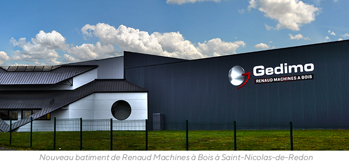 Nouveau bâtiment Renaud machines à bois à St-Nicolas-de-Redon