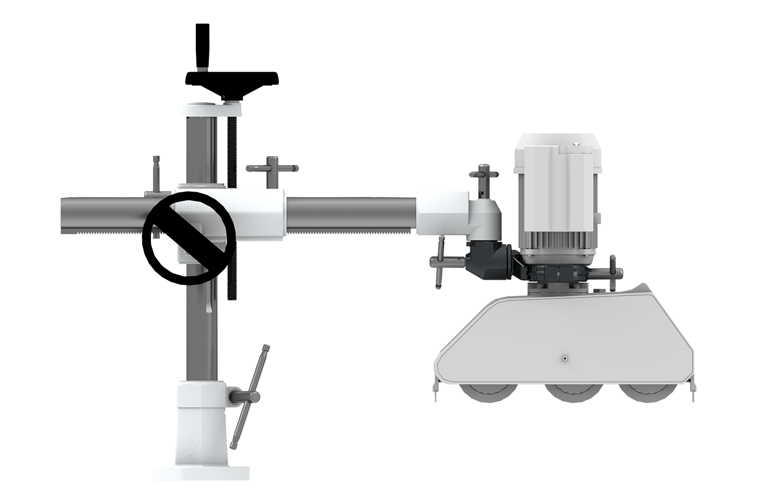  CONCUE POUR TRAVAILLER AVEC MECHES DE GRAND DIAMETRE
