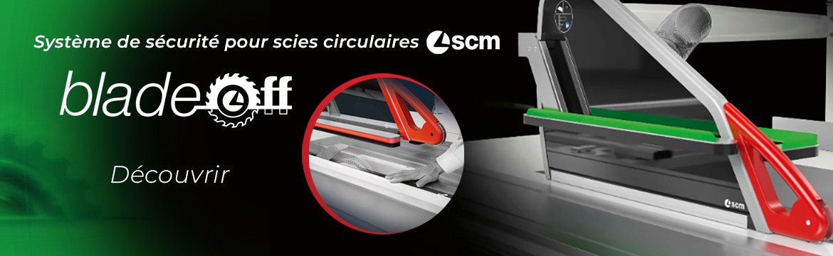 Présentation du système de sécurité Blade off SCM pour scies circulaires