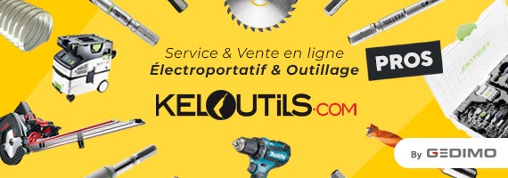 Services et vente outillage électroportatif sur keloutils.com